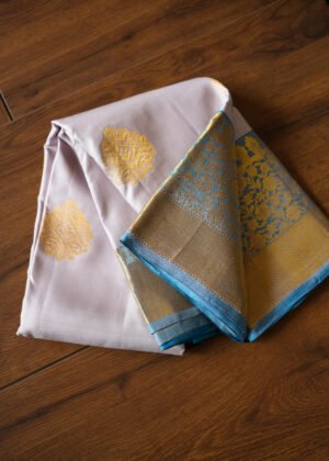 Pearl Ash Pure Kanchipuram handloom saree