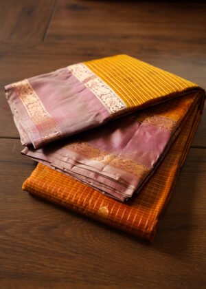 Antique Gold Pure Kanchipuram handloom saree