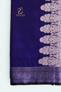 Blue Banarasi Silk Saree