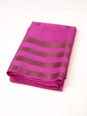 Vibrant Pink Pure Kanchipuram Saree