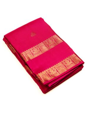 Magenta Pink Pure Kanchipuram Saree
