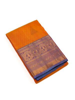 Turmeric Gold Pure Kanchipuram Saree
