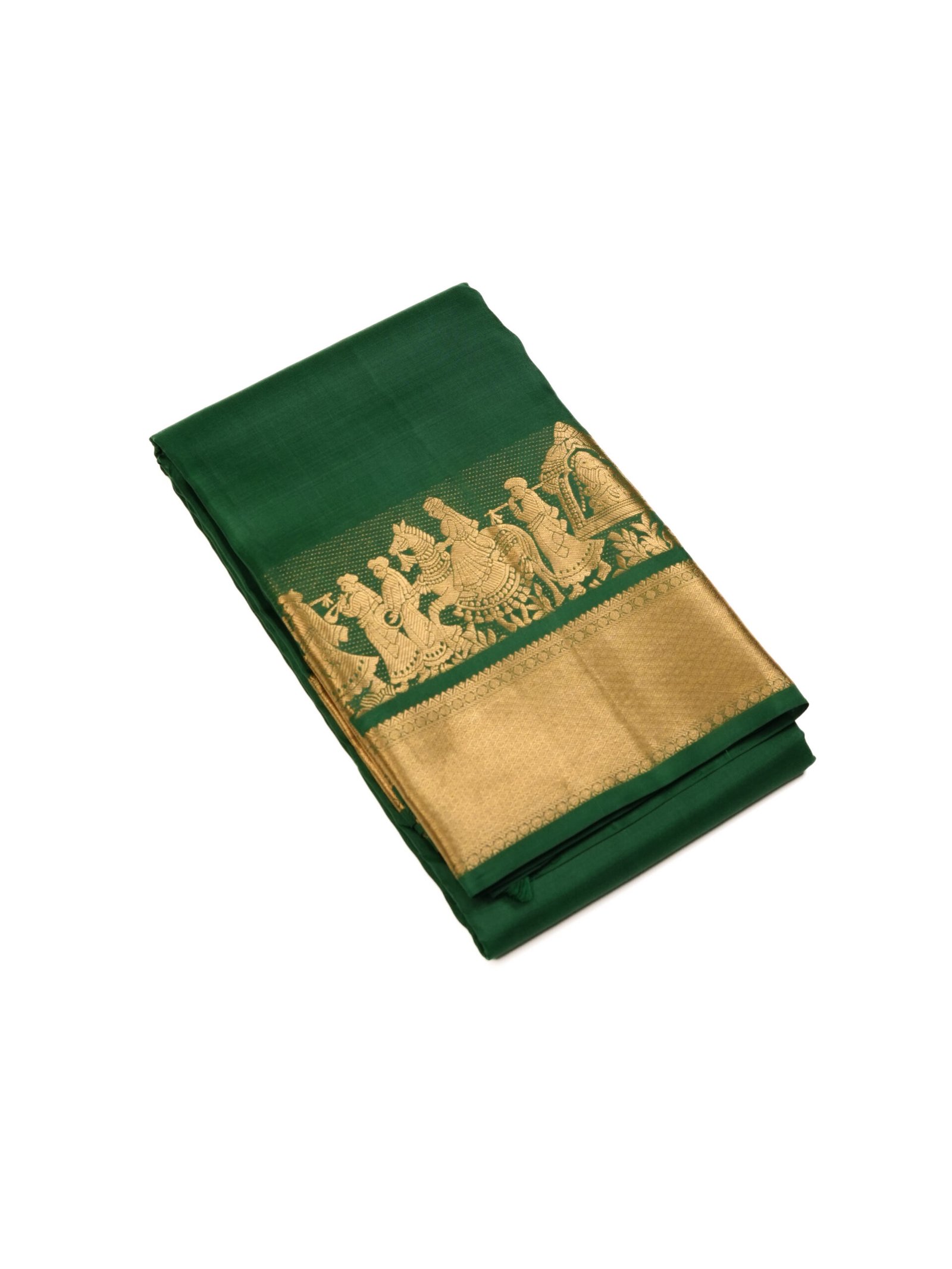 Green Pure Kanchipuram Silk Saree