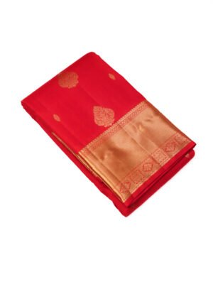 Red Pure Kanchipuram Silk Saree