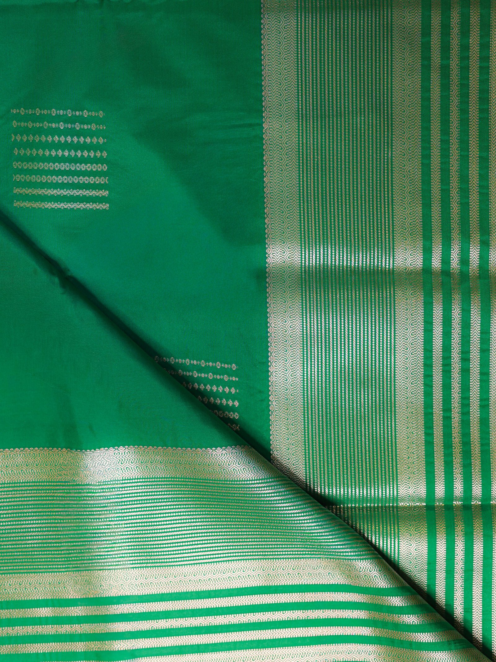 Emerald Green Soft Silk - Image 2