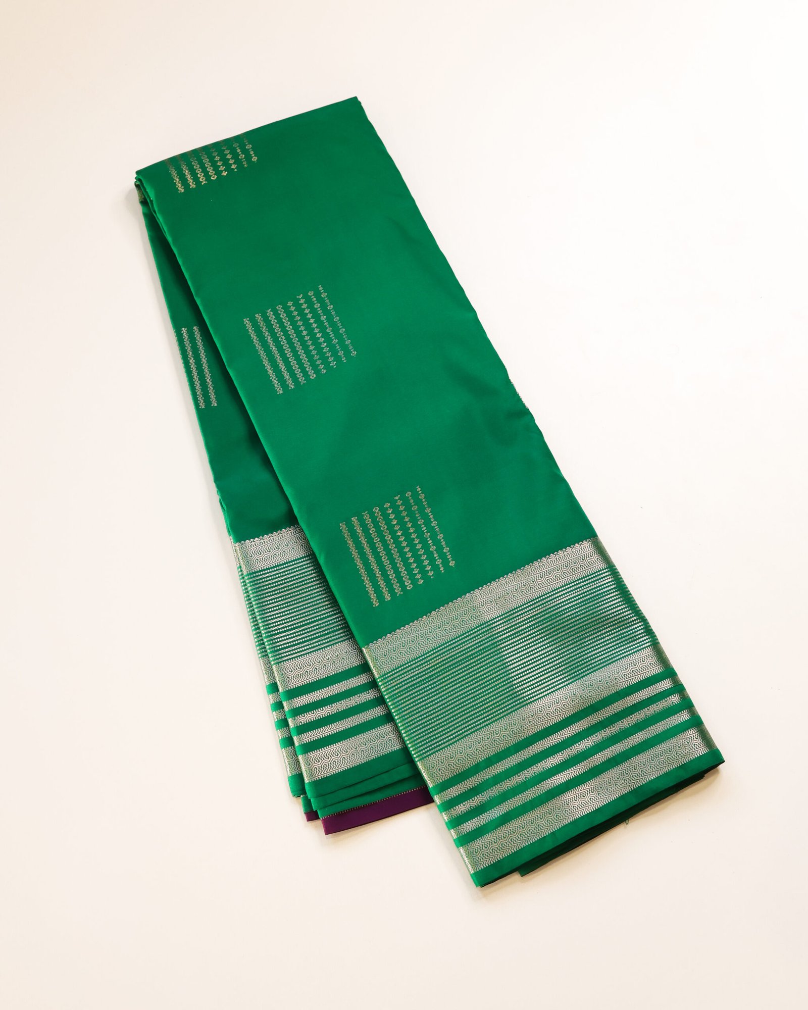 Emerald Green Soft Silk - Image 4