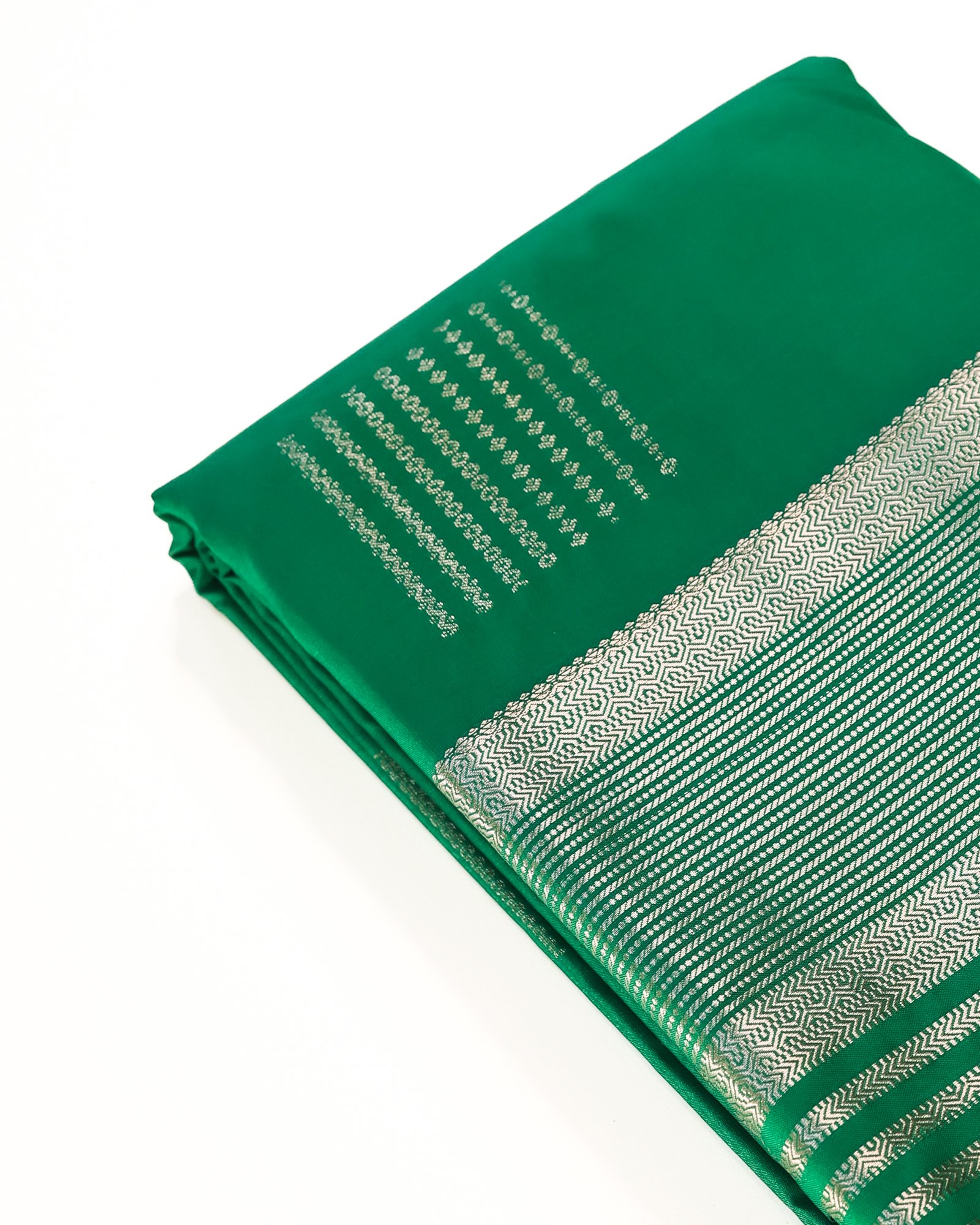 Emerald Green Soft Silk - Image 3