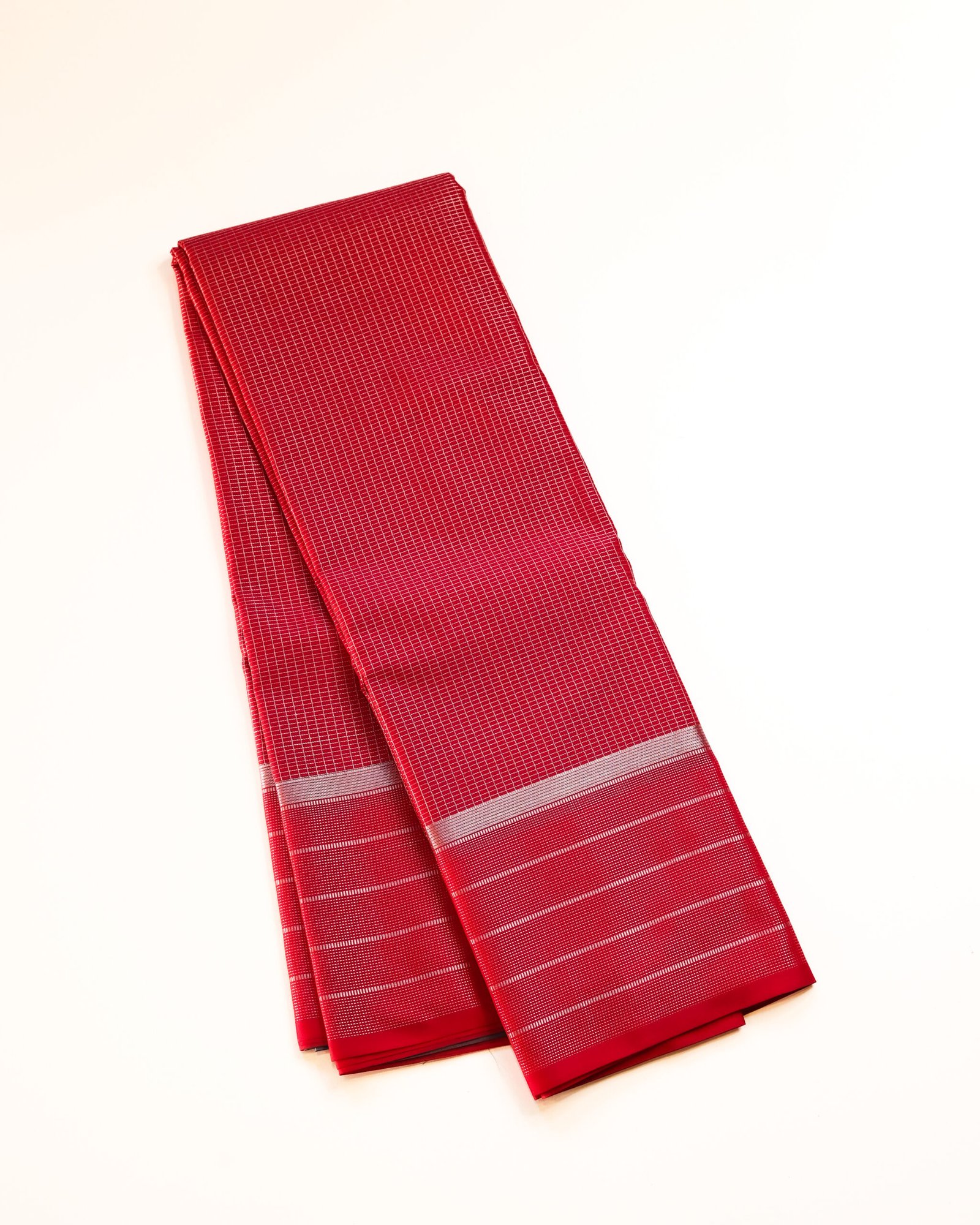 Red Silk Saree - Image 3