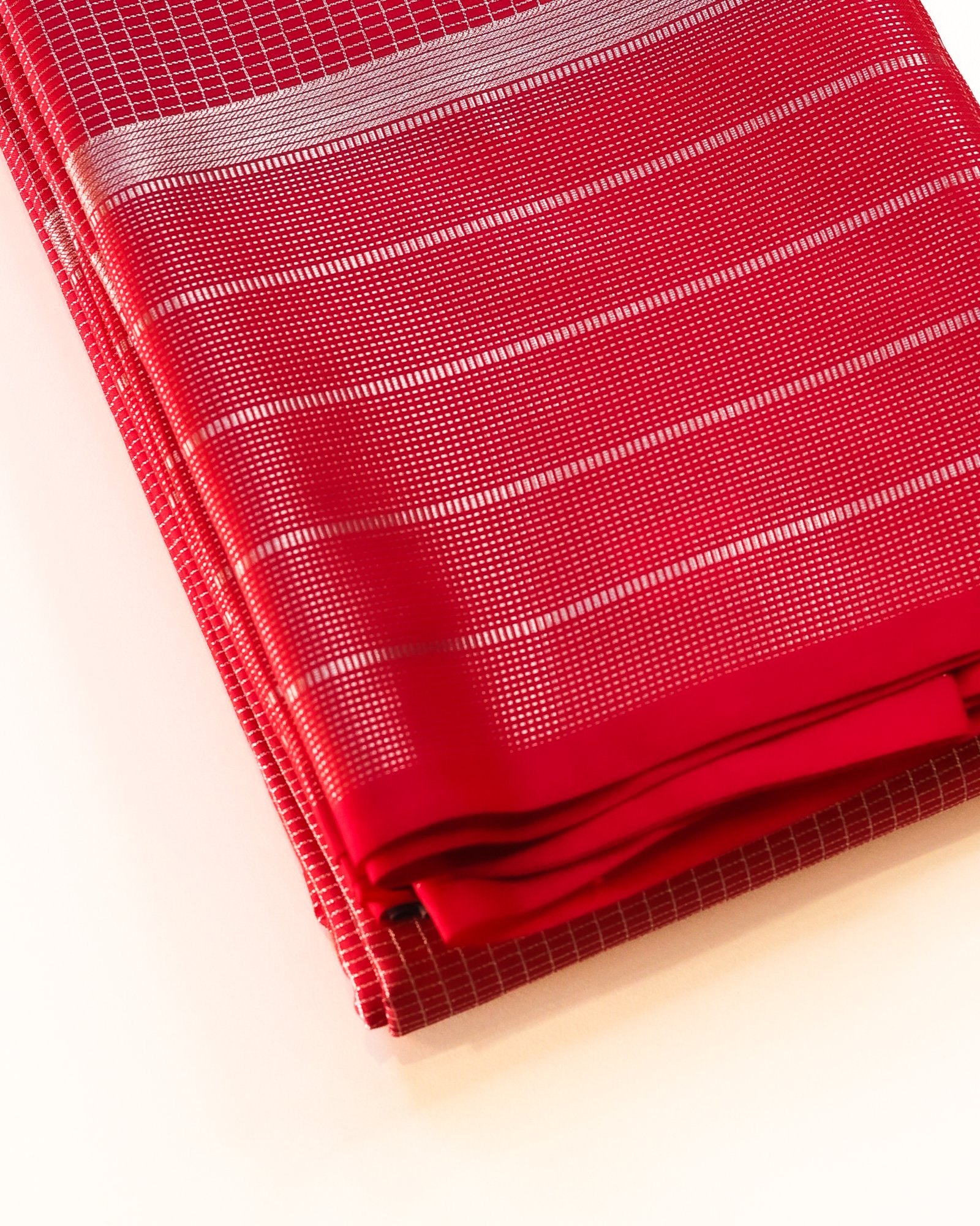 Red Silk Saree - Image 5