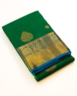 Green Pure Soft Silk Saree