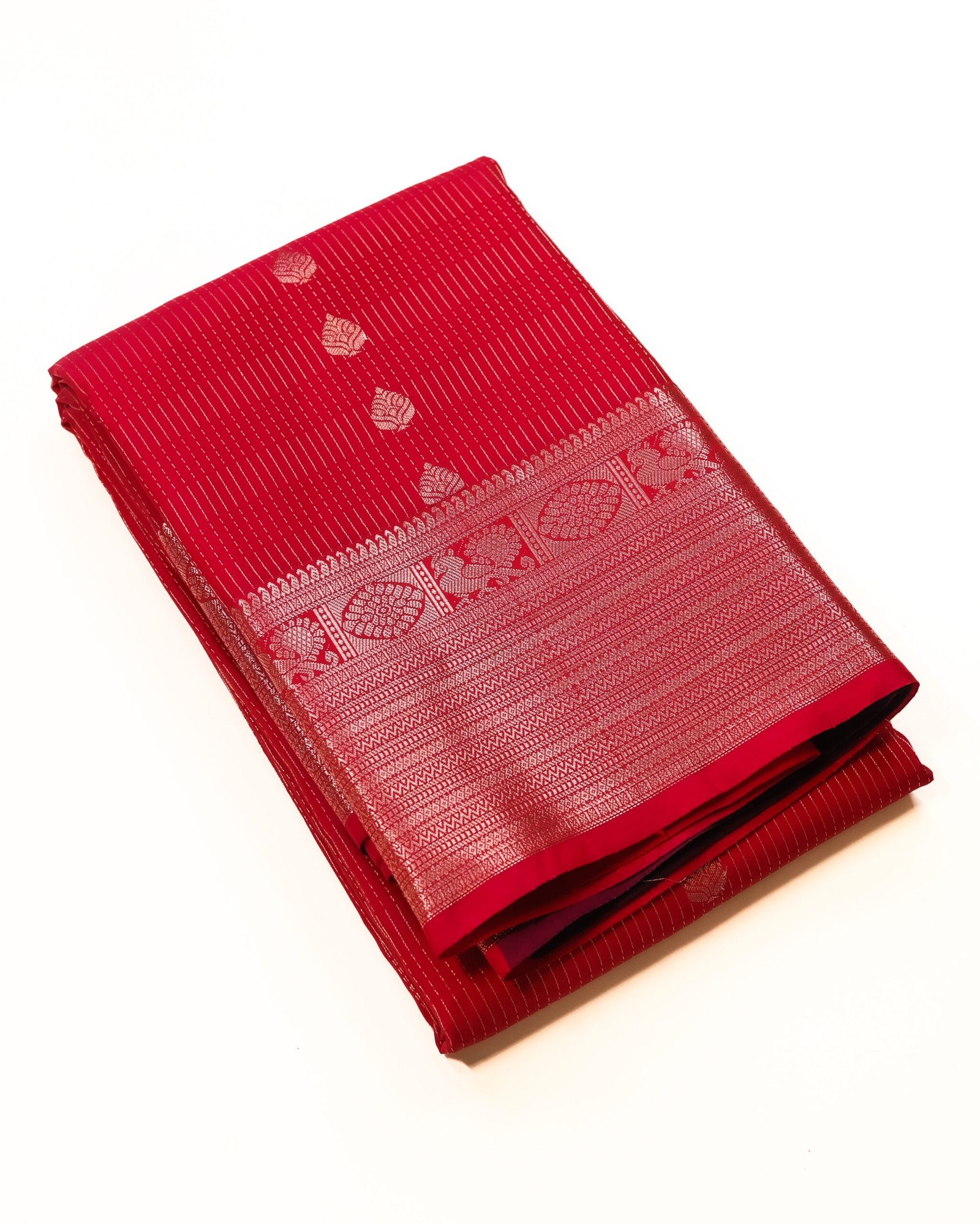 Rich Red Silk Saree