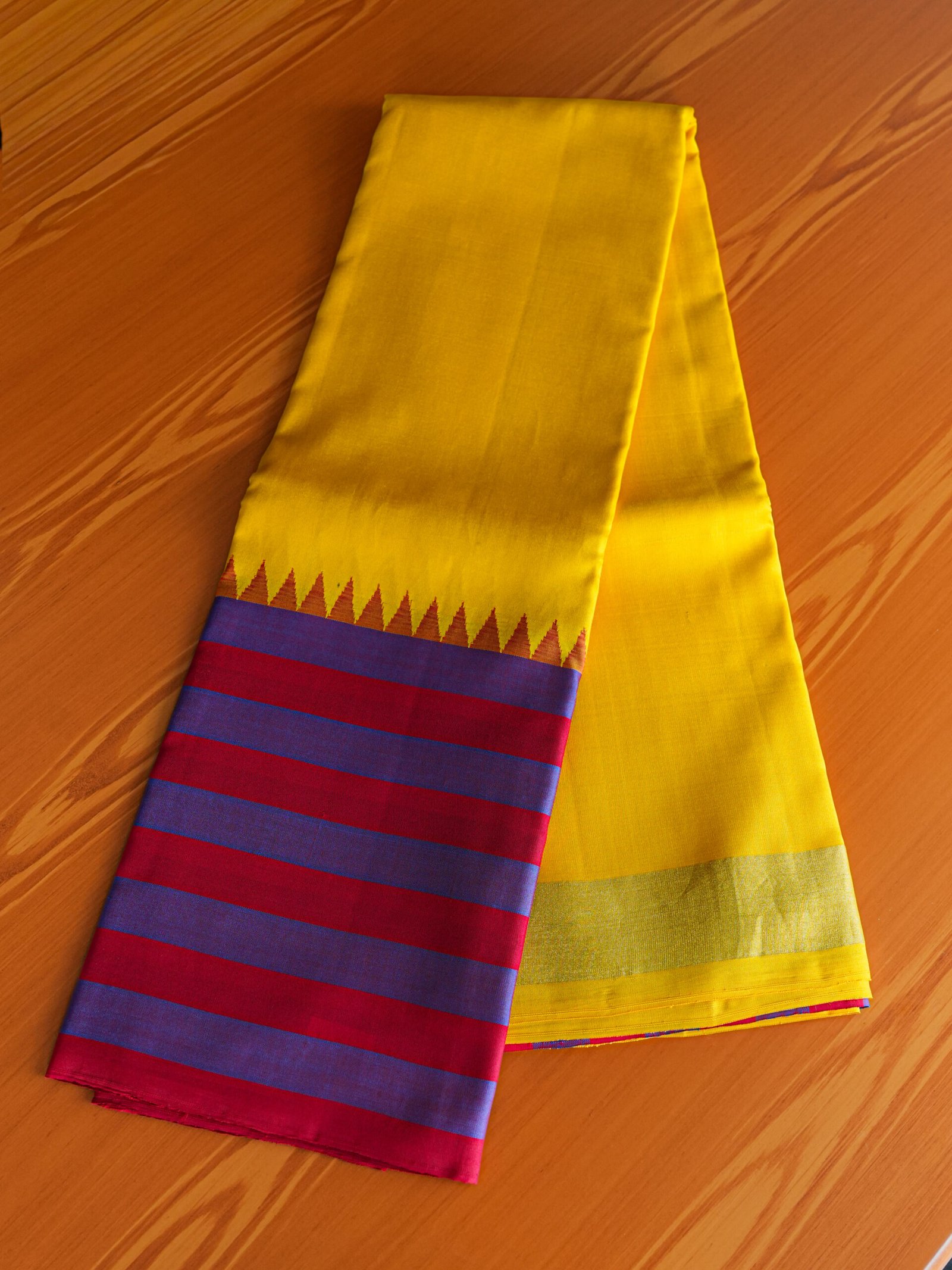 Yellow & Pink Soft Silk - Image 4