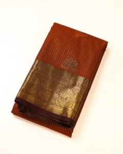 Rust Orange Soft Silk