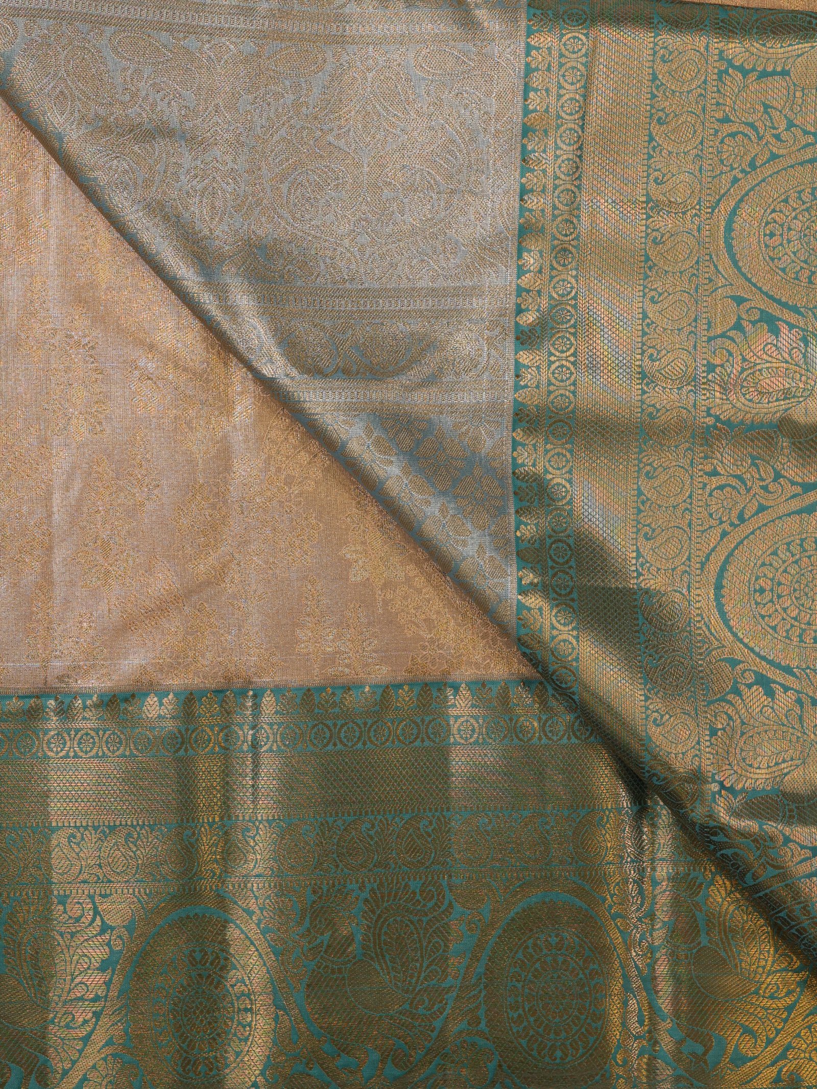 Champagne Gold Brocade Tissue - Image 3
