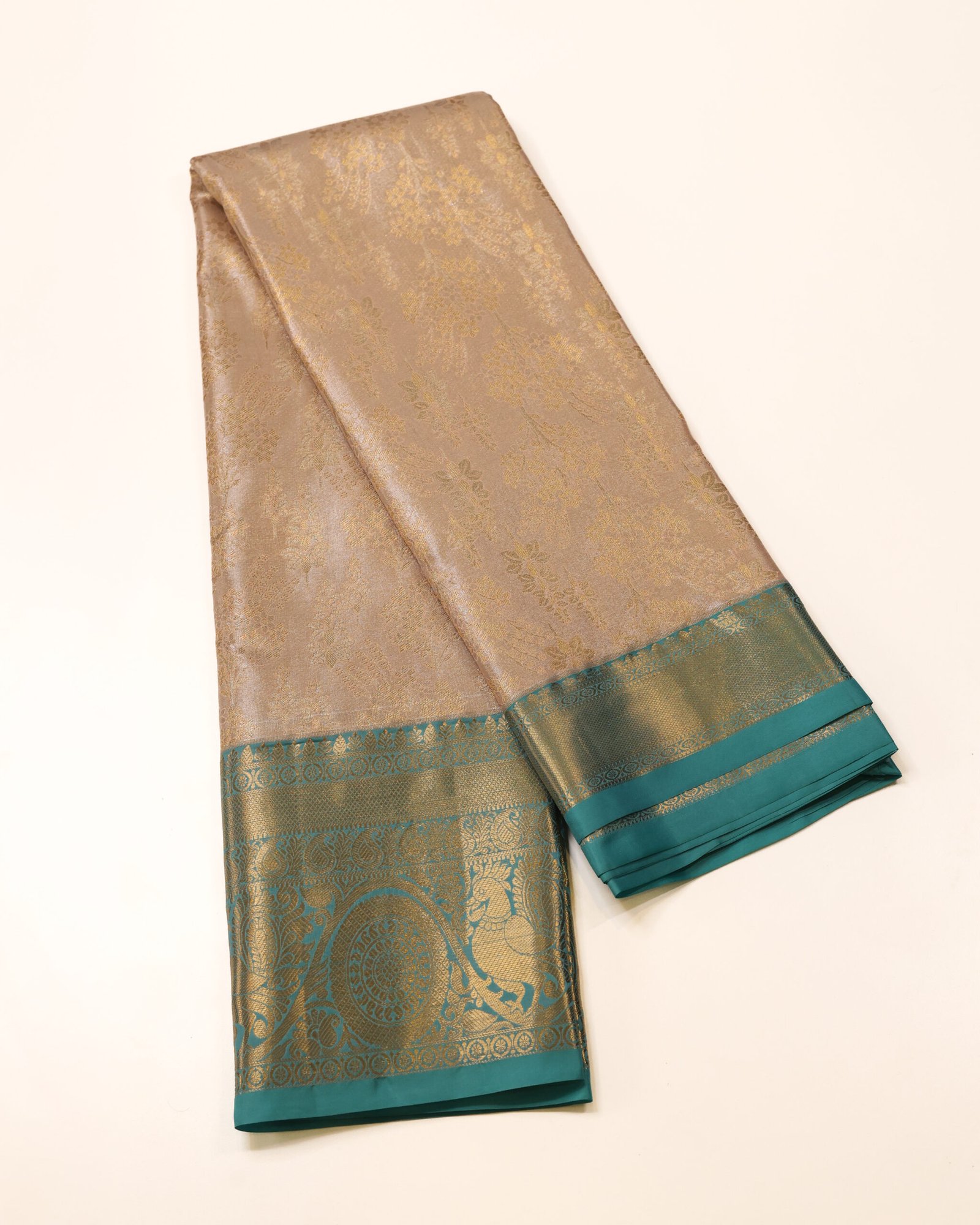 Champagne Gold Brocade Tissue - Image 2