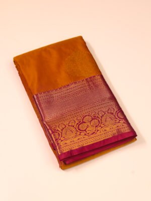 Mustard Gold Semi Soft Silk Saree