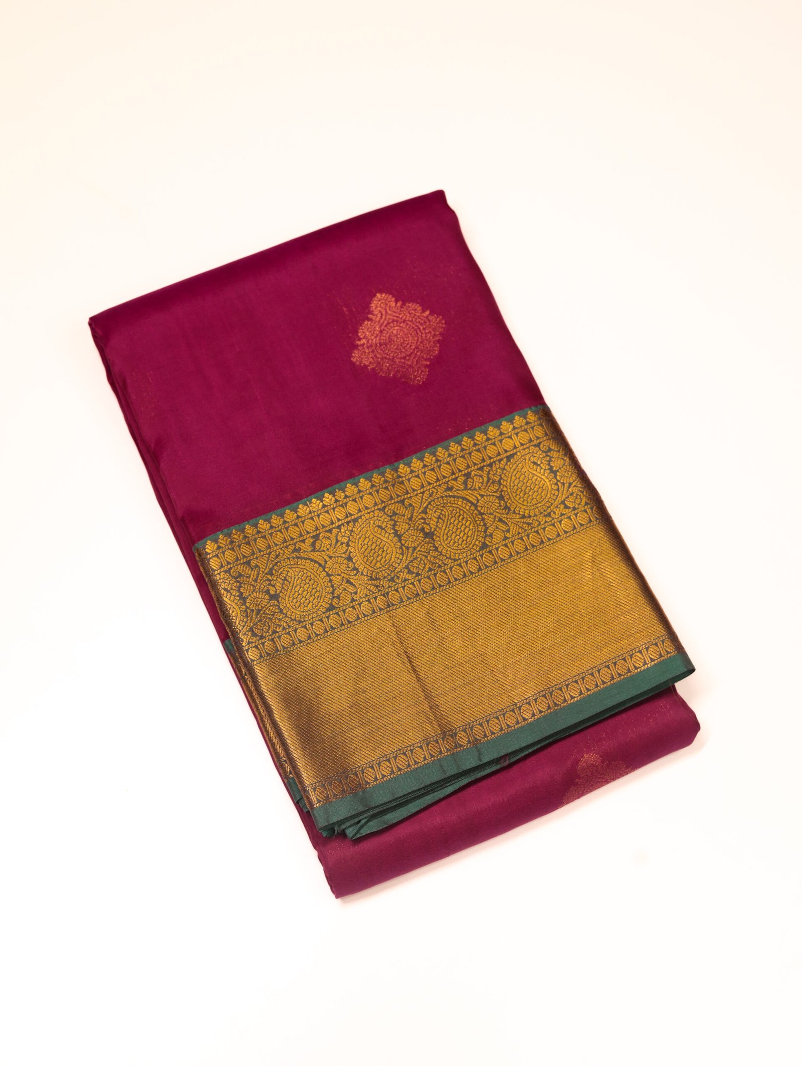 Magenta Pink Pure Soft Silk Saree