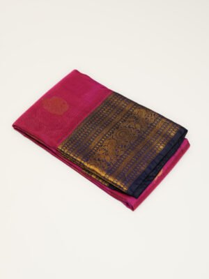 Deep Pink Pure Kanchipuram Saree