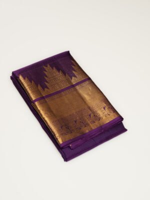 Royal Purple Pure Kanchipuram Saree