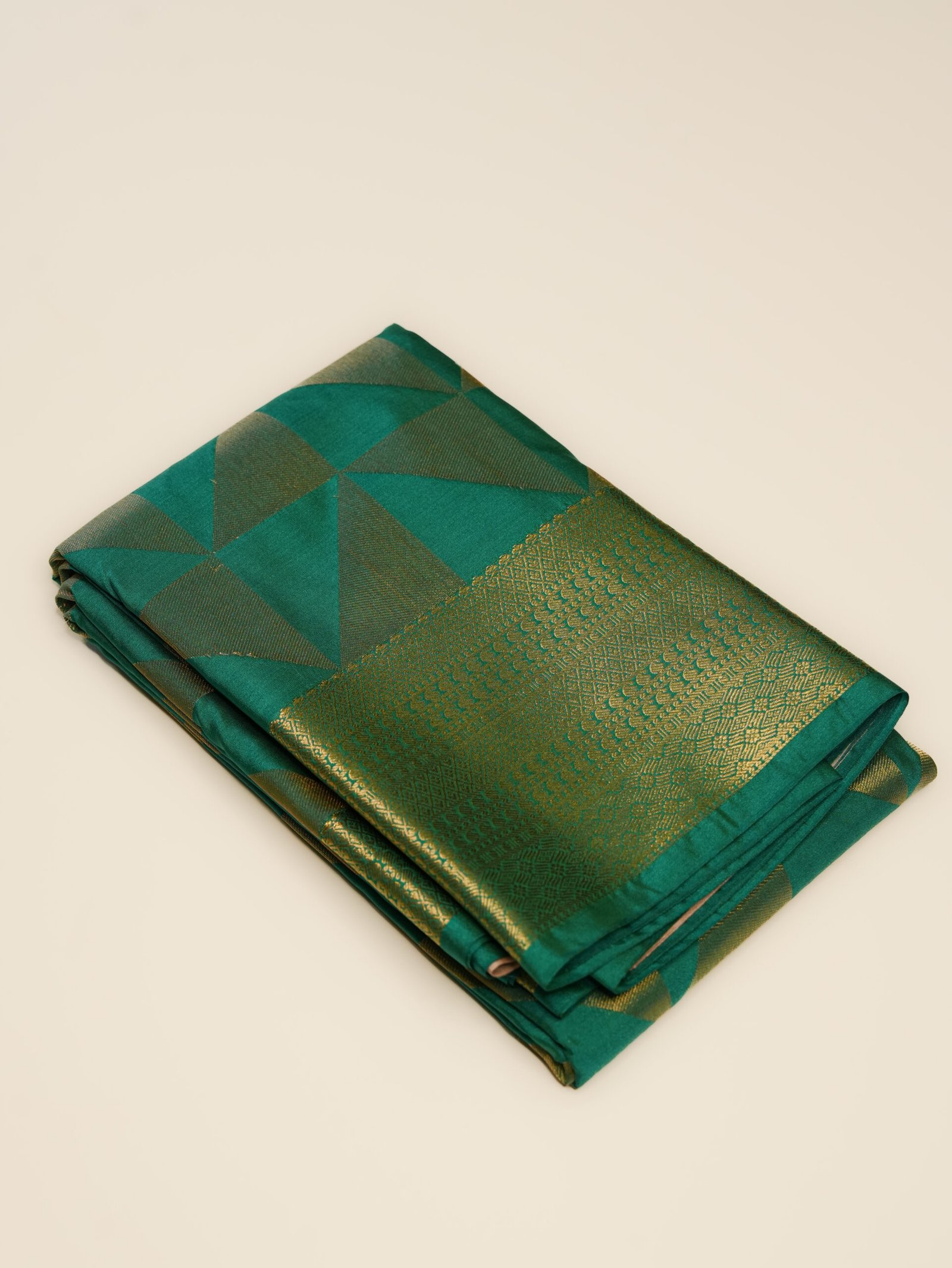 Teal Green Silk Saree