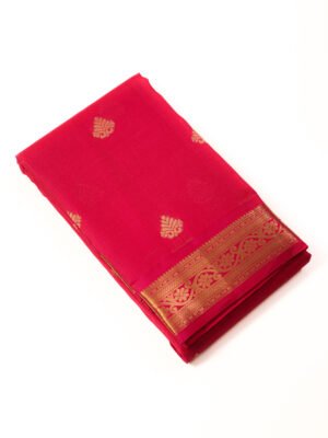 Rani Pink Pure Kanchipuram Silk Saree