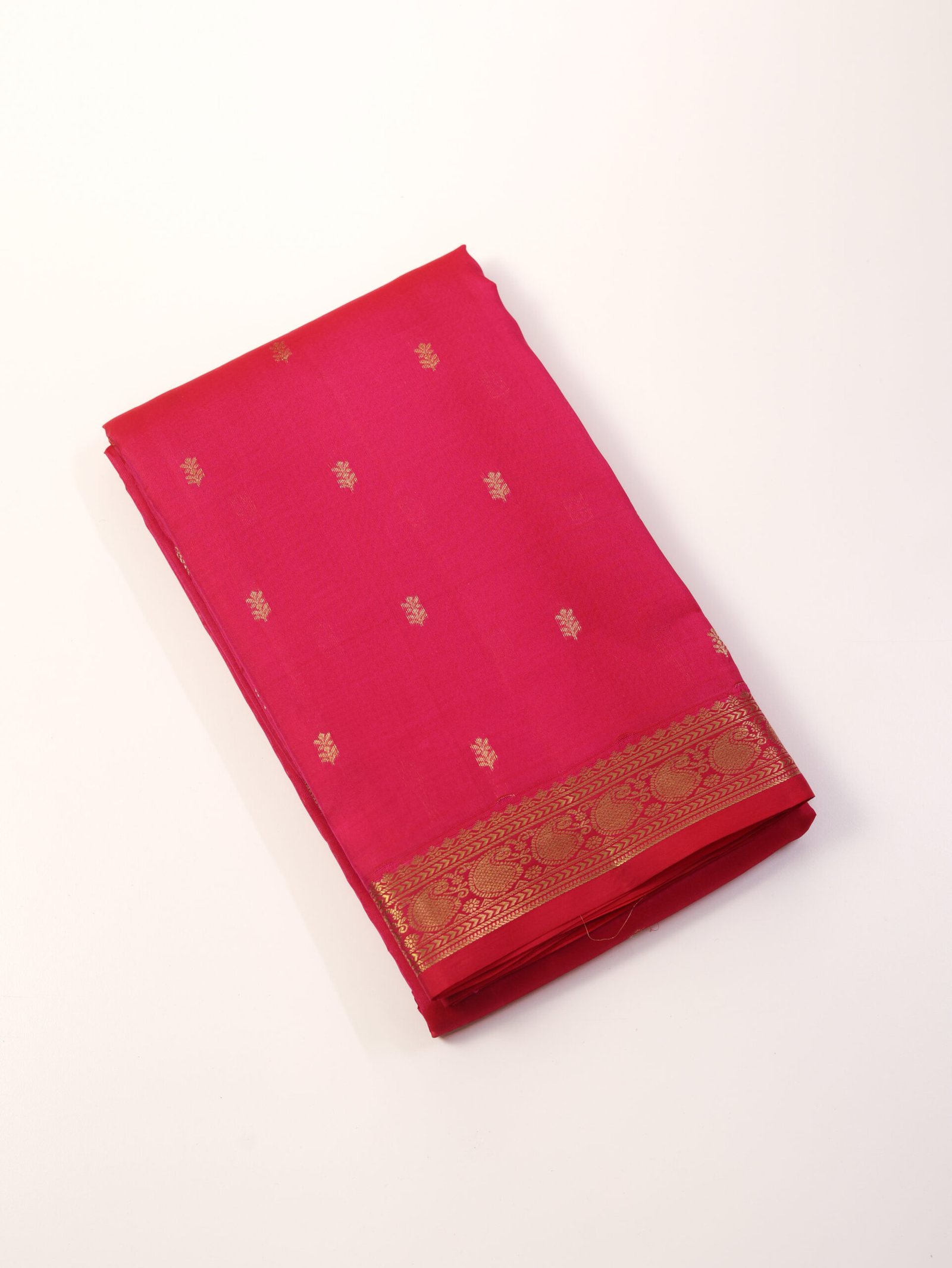 Rani Pink Pure Kanchipuram Saree