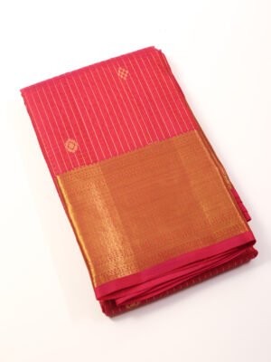 Rani Pink Pure Kanchipuram Silk Saree