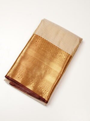 Copper Gold Soft Silk Saree