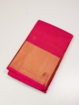 Rani Pink Pure Kanchipuram Silk Saree