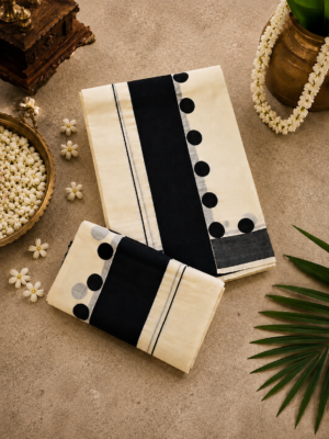 Black Set Mundu