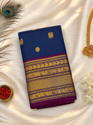 Royal Blue Avanthika Pattu