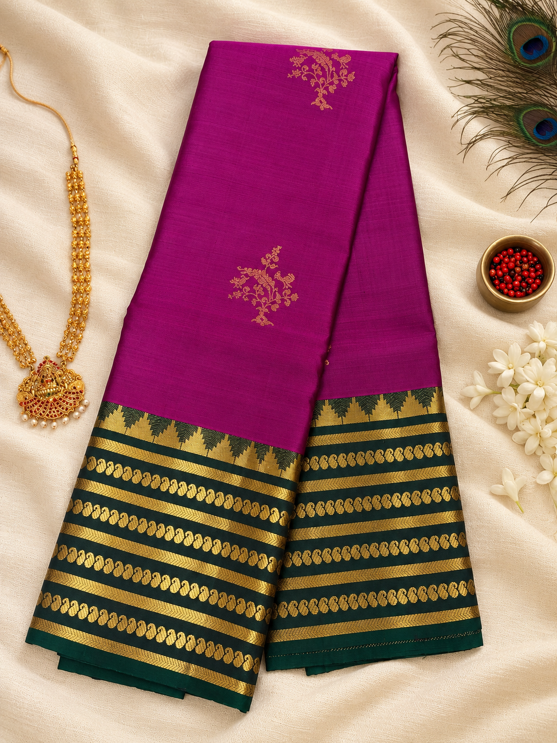 Magenta Avanthika Pattu - Image 2