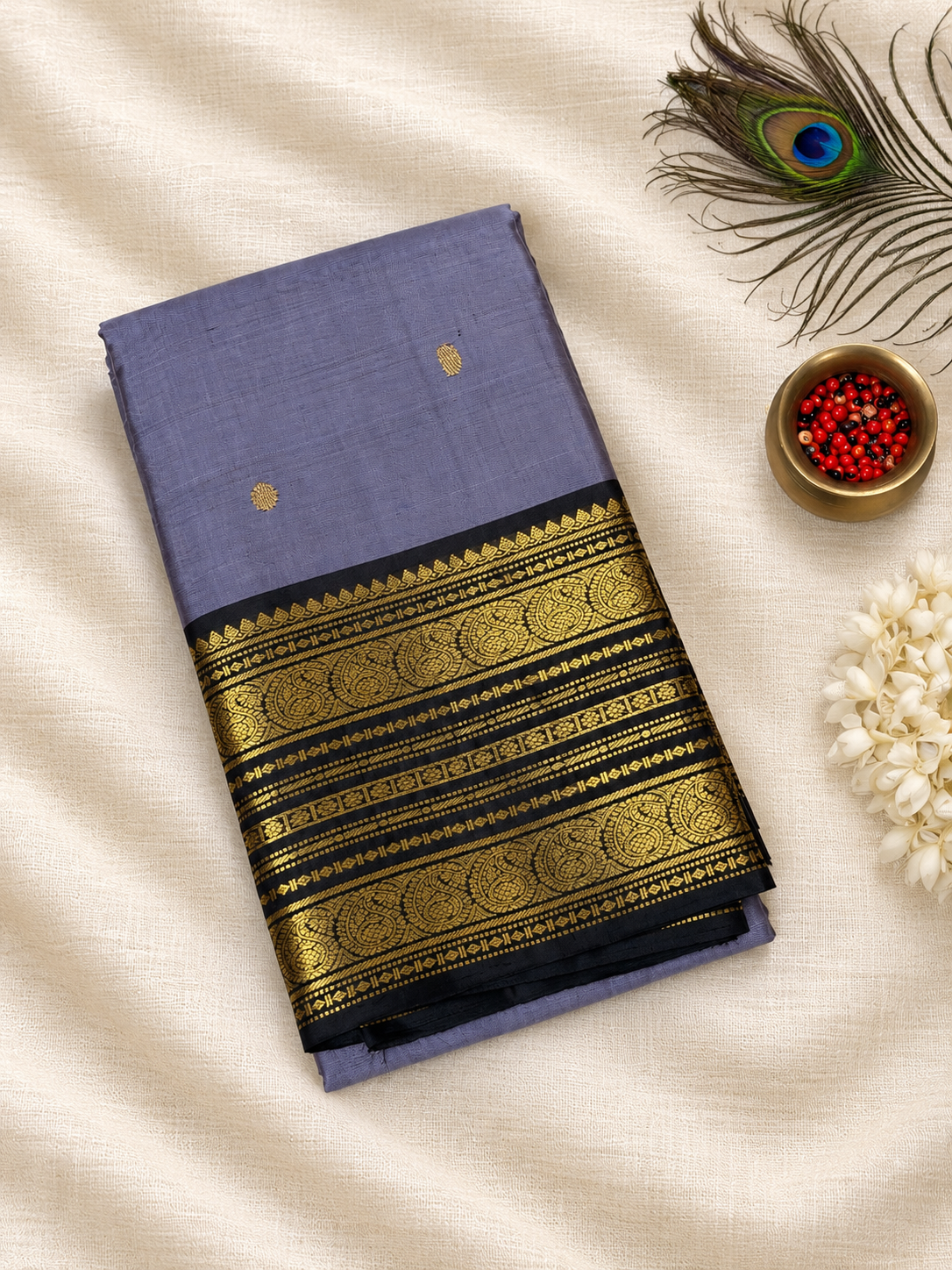 Lavender Avanthika Pattu