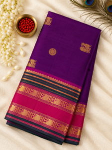 Purple Avanthika Pattu