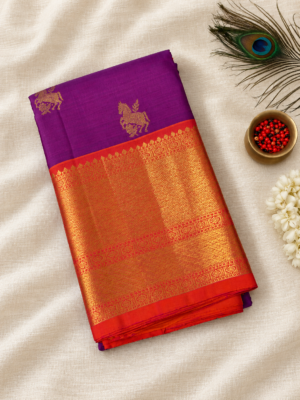 Purple Avanthika Pattu