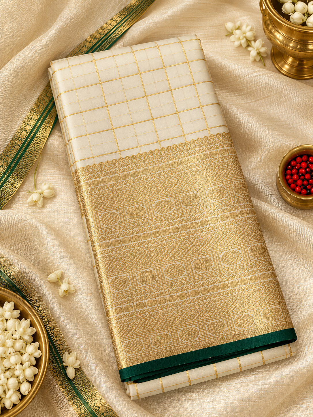 Off-White Avanthika Pattu