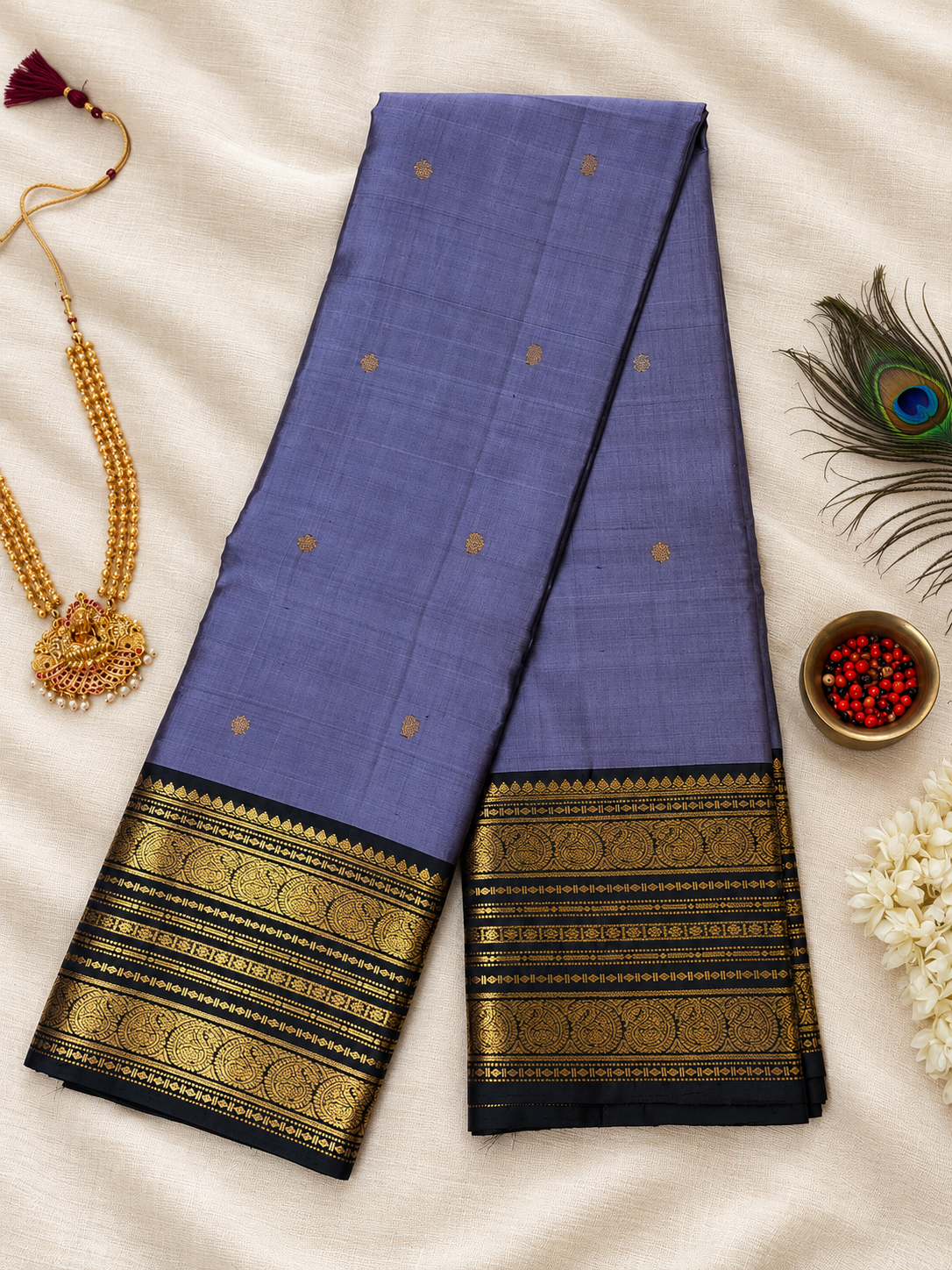 Lavender Avanthika Pattu - Image 2